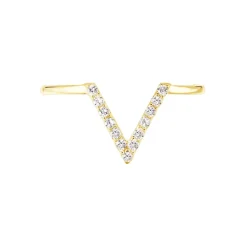 Outlet Histoire d'Or Bague Celene Or Jaune Oxyde De Zirconium