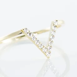 Outlet Histoire d'Or Bague Celene Or Jaune Oxyde De Zirconium