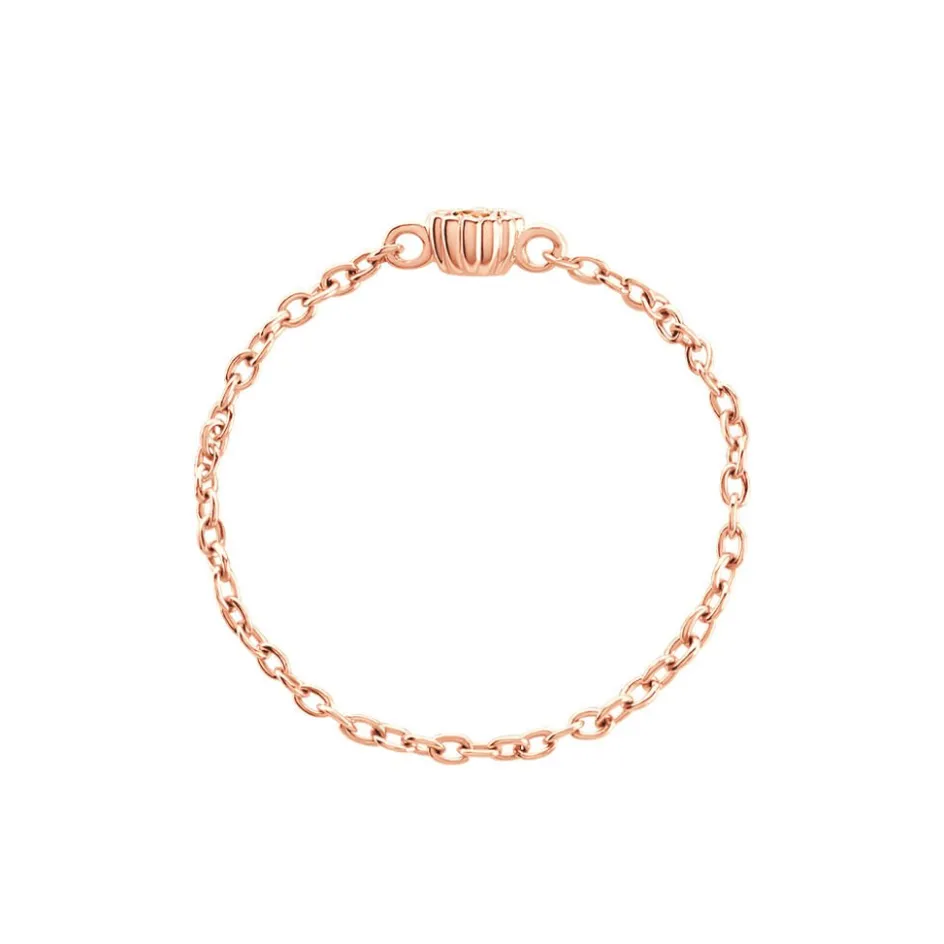 Sale Histoire d'Or Bague Chaine Rio Selaron Argent Rose Oxyde De Zirconium argent rose oxyde champagne