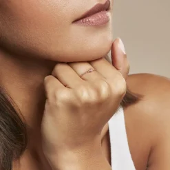 Sale Histoire d'Or Bague Chaine Rio Selaron Argent Rose Oxyde De Zirconium argent rose oxyde champagne