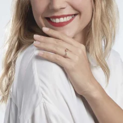 Best Histoire d'Or Bague Clothilde Or Jaune Citrine Et Oxyde or jaune citrine jaune