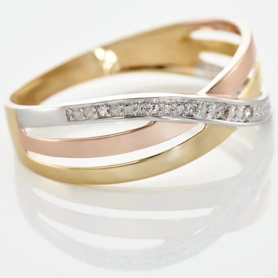 Sale Histoire d'Or Bague Cramitia Or Tricolore Diamant