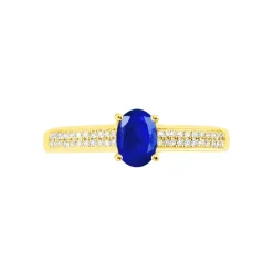 Hot Histoire d'Or Bague Crista Et Diamant or jaune saphir