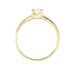 Sale Histoire d'Or Bague Dana De Zirconium or jaune oxyde