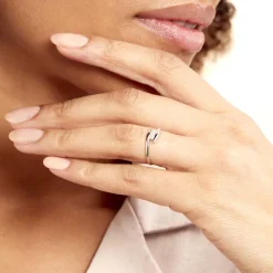 Clearance Histoire d'Or Bague Delphine or blanc diamant