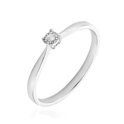 Outlet Histoire d'Or Bague Diamotion or blanc diamant