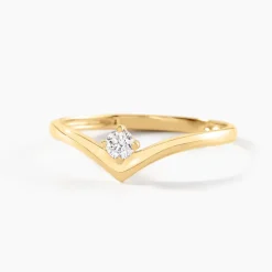 Outlet Histoire d'Or Bague Dipali Or Jaune Diamant Synthétique