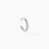 Clearance Histoire d'Or Bague D'oreille Unitaire Ollie Argent Blanc