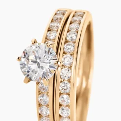 Histoire d'Or Bague Double Jeu De Zirconium* Bagues|Bagues Avec Pierre