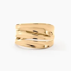 New Histoire d'Or Bague Edwyna plaqué or jaune