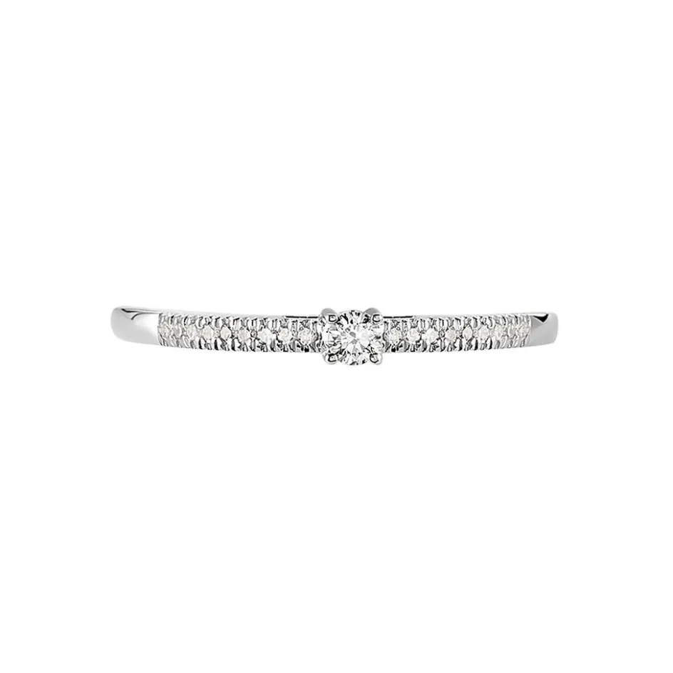 Sale Histoire d'Or Bague Eliisa Or Blanc Diamant
