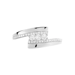 Best Histoire d'Or Bague Elorria Or Blanc Diamant