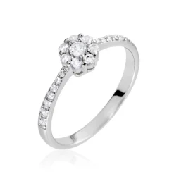 Sale Histoire d'Or Bague Firmin Argent Blanc Oxyde De Zirconium