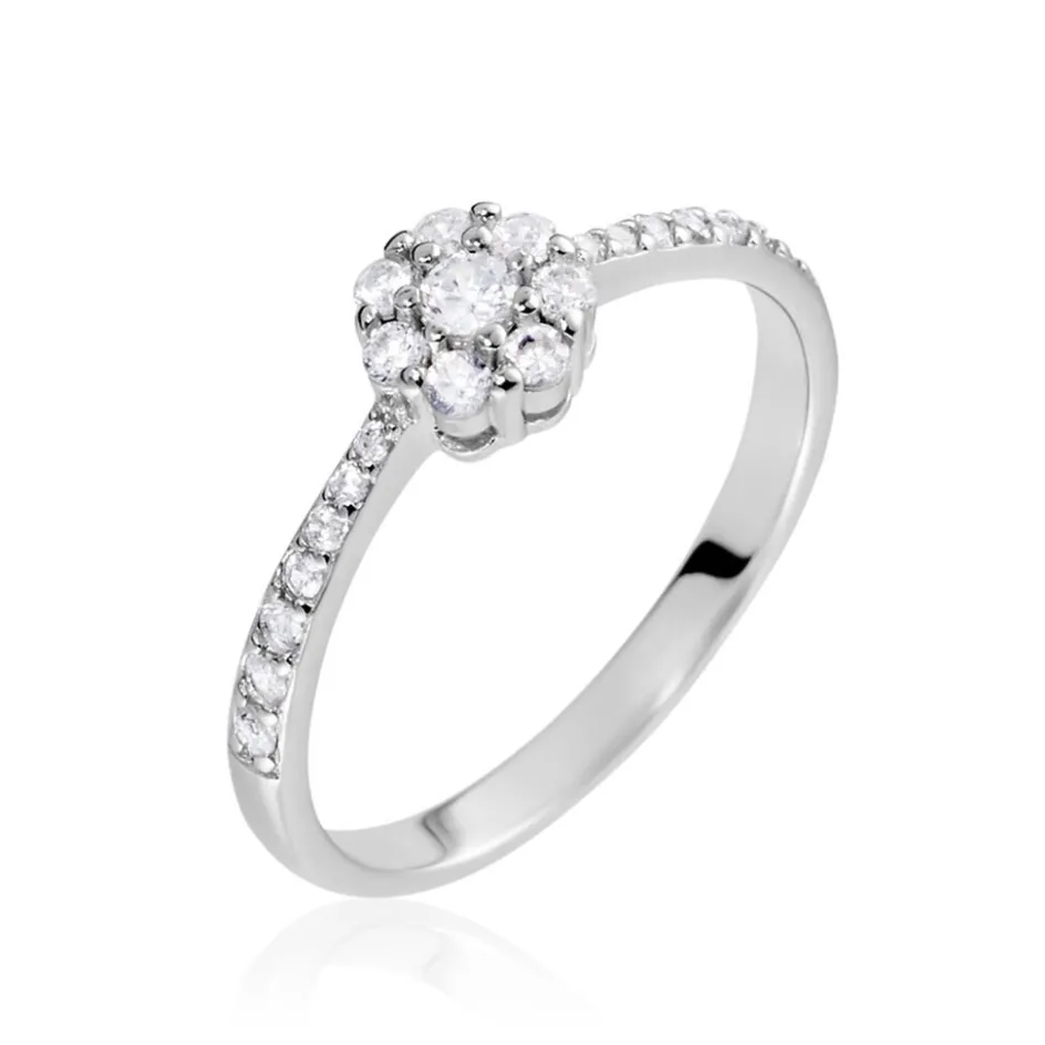 Sale Histoire d'Or Bague Firmin Argent Blanc Oxyde De Zirconium