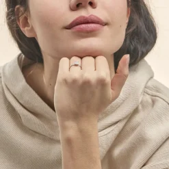 Clearance Histoire d'Or Bague Frika Or Blanc Diamant