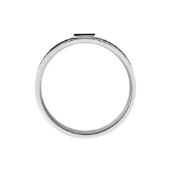 JOURDAN Bague Gaetane Acier Blanc* Bagues|Bagues Sans Pierre