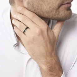 JOURDAN Bague Gaetane Acier Blanc* Bagues|Bagues Sans Pierre