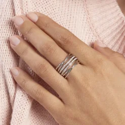 Best Histoire d'Or Bague Giseleae Or Blanc Diamant