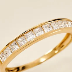 Outlet Histoire d'Or Bague Hyacintha Or Jaune Oxyde De Zirconium