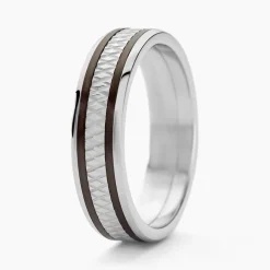 JOURDAN Bague Jonc Maewen Acier Blanc* Bagues|Bagues Sans Pierre