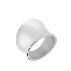 Histoire d'Or Bague Jonc Nohani Acier Blanc* Bagues|Bagues Sans Pierre