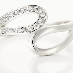 Sale Histoire d'Or Bague Kali Argent Blanc Oxyde De Zirconium