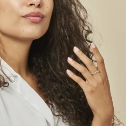 Sale Histoire d'Or Bague Kassandra Argent Blanc Oxyde De Zirconium