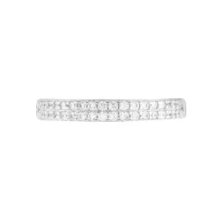 Outlet Histoire d'Or Bague Kelsy Argent Blanc Oxyde De Zirconium