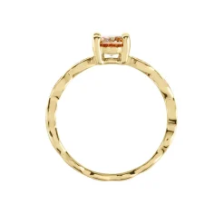 Clearance Histoire d'Or Bague Kurt Plaqué Or Jaune Oxyde De Zirconium plaqué or jaune oxyde champagne