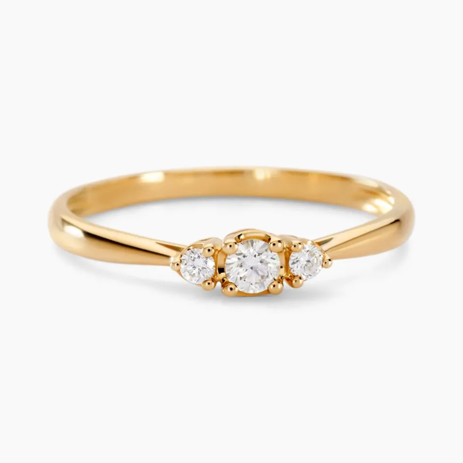 Sale Histoire d'Or Bague Les Inseparables or jaune diamant