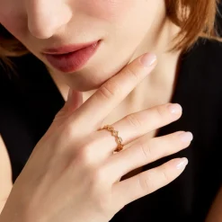 Sale Histoire d'Or Bague Linka Plaqué Or Jaune