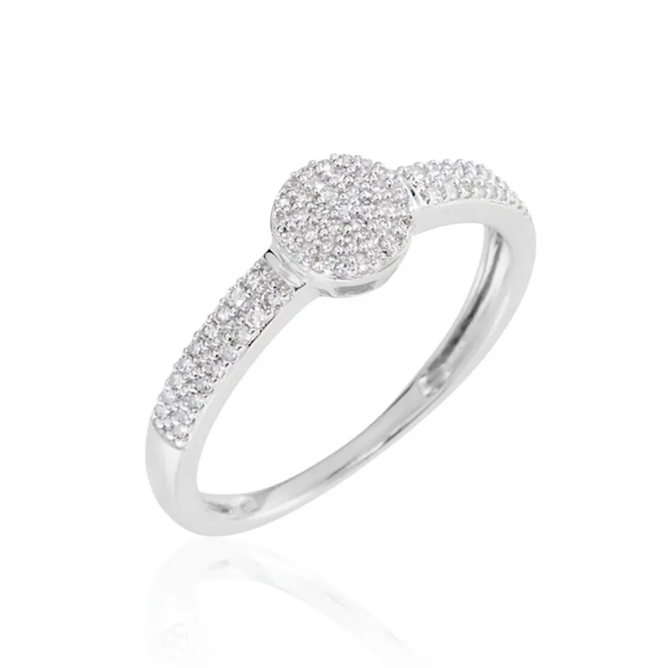 Outlet Histoire d'Or Bague Lisyae Or Blanc Diamants