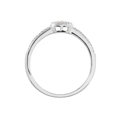 Outlet Histoire d'Or Bague Lisyae Or Blanc Diamants