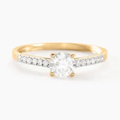 Histoire d'Or Bague Manon De Zirconium or jaune oxyde