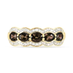 Sale Histoire d'Or Bague Margaux Or Jaune Quartz Et Diamant