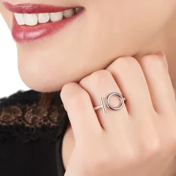 Outlet Histoire d'Or Bague Marie-capucine Argent Blanc