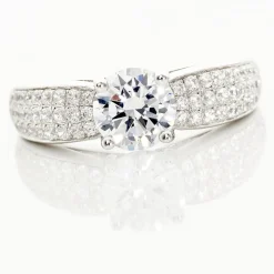 Outlet Histoire d'Or Bague Marilyn Argent Blanc Oxyde De Zirconium