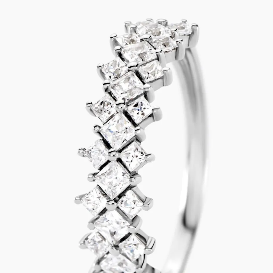 Best Histoire d'Or Bague Marquis Or Blanc Oxyde De Zirconium