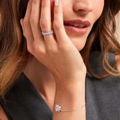 Best Histoire d'Or Bague Marquis Or Blanc Oxyde De Zirconium