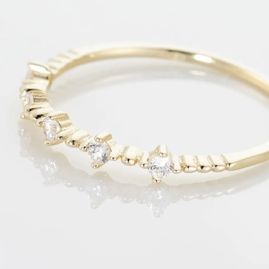 Sale Histoire d'Or Bague Maximilienne Or Jaune Oxyde De Zirconium