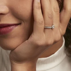 Sale Histoire d'Or Bague Mélissande Argent Blanc Oxyde De Zirconium