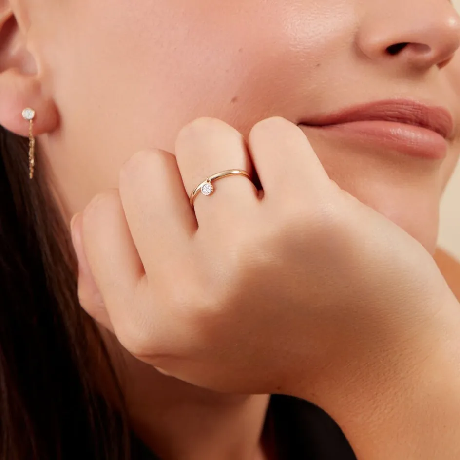 Histoire d'Or Bague Mon 1er Diamant* Bagues|Bagues Avec Pierre