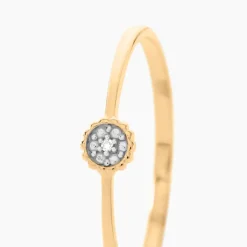 Hot Histoire d'Or Bague Mon 1er Diamant or jaune diamant