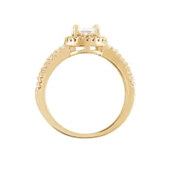 Clearance Histoire d'Or Bague Myriama Plaqué Or Jaune Oxyde De Zirconium