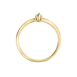 Clearance Histoire d'Or Bague Nila Plaqué Or Jaune Oxyde De Zirconium