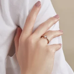 Clearance Histoire d'Or Bague Nila Plaqué Or Jaune Oxyde De Zirconium