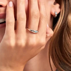 Histoire d'Or Bague Ocean Argent Blanc Oxyde De Zirconium* Bagues|Bagues Fantaisie