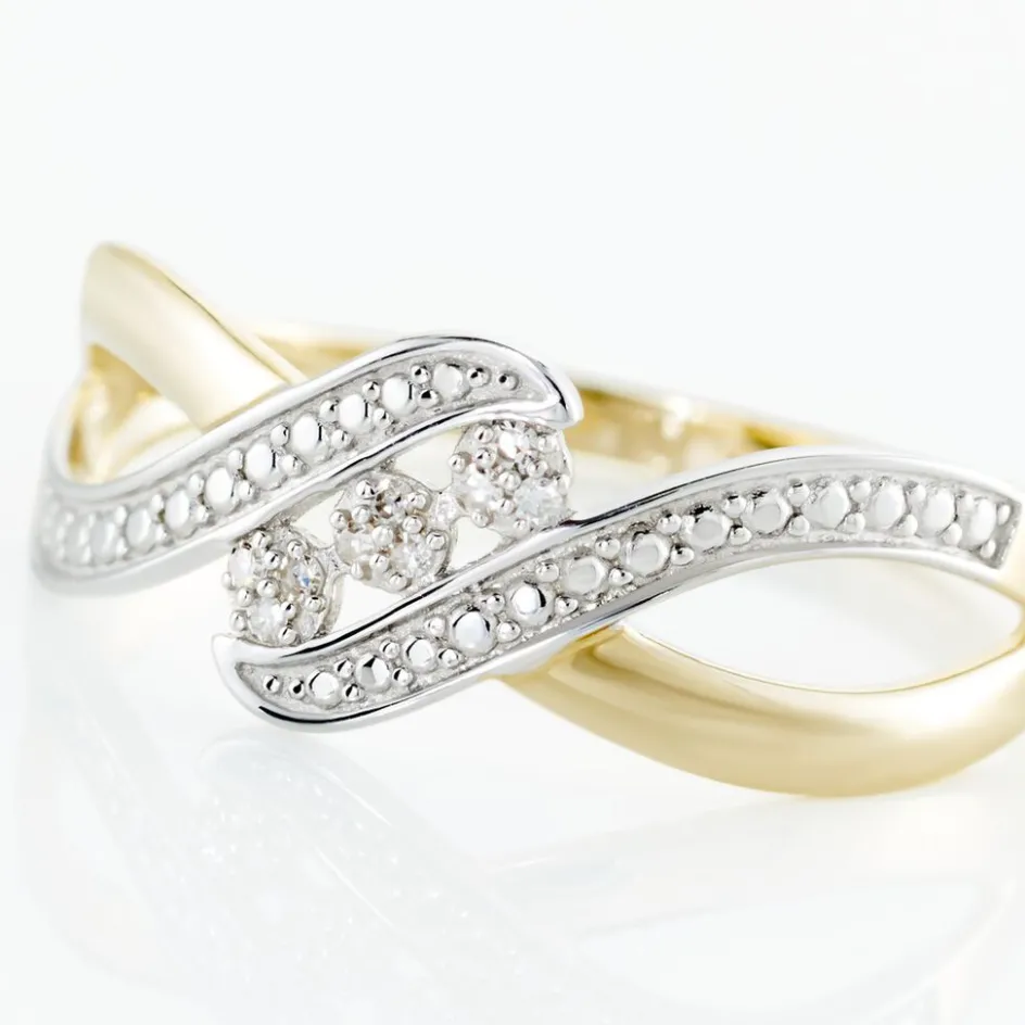 Outlet Histoire d'Or Bague Or Bicolore Aatu Diamants