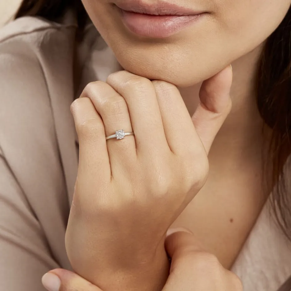 Clearance Histoire d'Or Bague Or Blanc Adeline Diamants