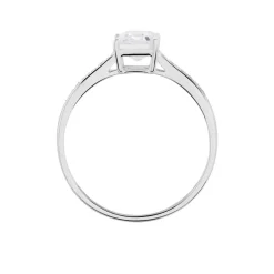 Sale Histoire d'Or Bague Or Blanc Gesacus Oxyde De Zirconium